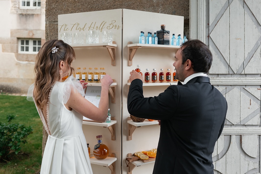Bar à mignonnettes lors d'un mariage